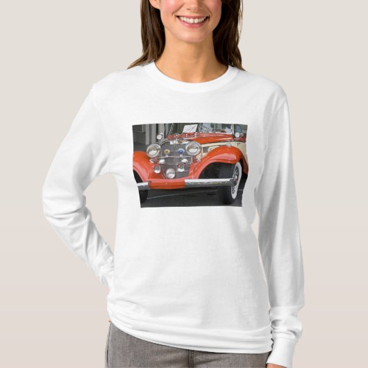 T-shirt WA, Seattle, automobile allemande classique. 2 (Devant)