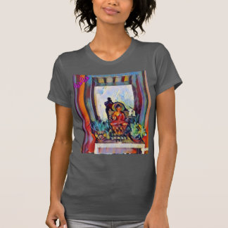 T-shirt Wa-Wo Wave NFT Art - A BUDDHA & A MEZUZAH 11