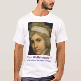 T-shirt waarop Mary Wollstonecraft te zien is