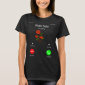 T-shirt Wabi Sabi Is Calling Incoming Call Phone Screen Ko (Devant)