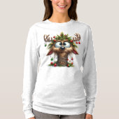 T-shirt Wacky Reindeer Long Manches (Devant)