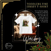 T-shirt Wacky Reindeer Toddlers Fine Jersey
