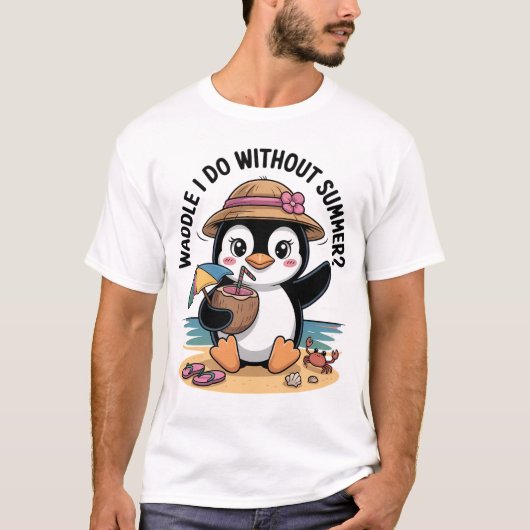 T-shirt Waddle I Do sans été (Devant)