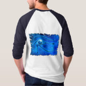 T-shirt WADJET, YEUX D'HORUS Égyptienne 3/4 manches (Dos)
