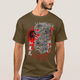 T-shirt Wado Ryu Karate Dragon Kime Oss