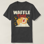 T-shirt Waffle Day Cone Baking Breakfast Maker  (Design devant)