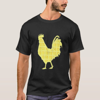 T-shirt Waffle de poulet inspiré du poulet délicieux W