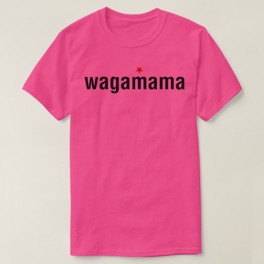T-shirt wagamama (2) (Design devant)