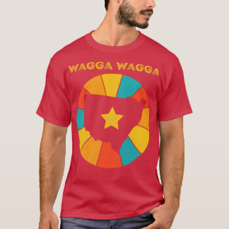 T-shirt Wagga Wagga Nouvelle-Galles du Sud Vintage Sou en