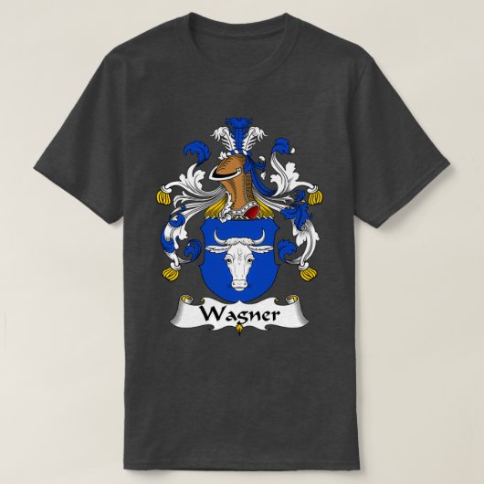 T-shirt Wagner Coat of Arms Family Crest 1 (Design devant)