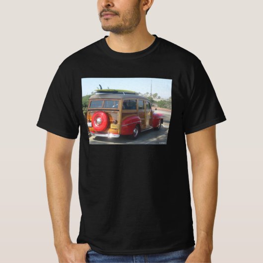 T-shirt Wagon en bois (Devant)