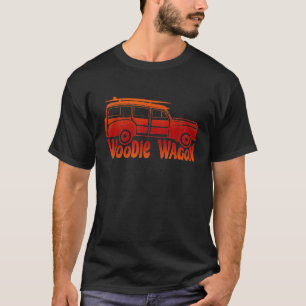 T-shirt Wagon Wagon Vintage Cool Classic Woody Car tee