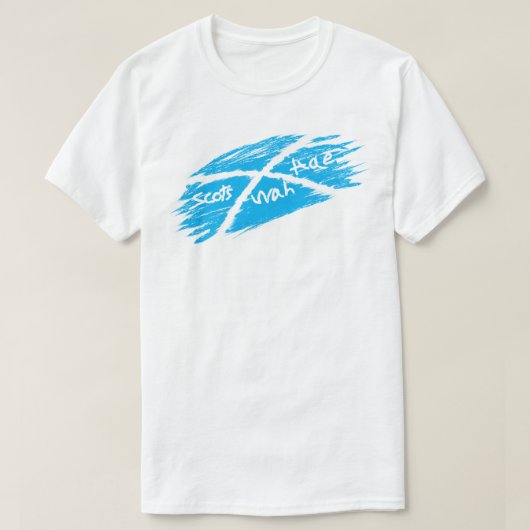 T-shirt Wah écossais Hae (Design devant)