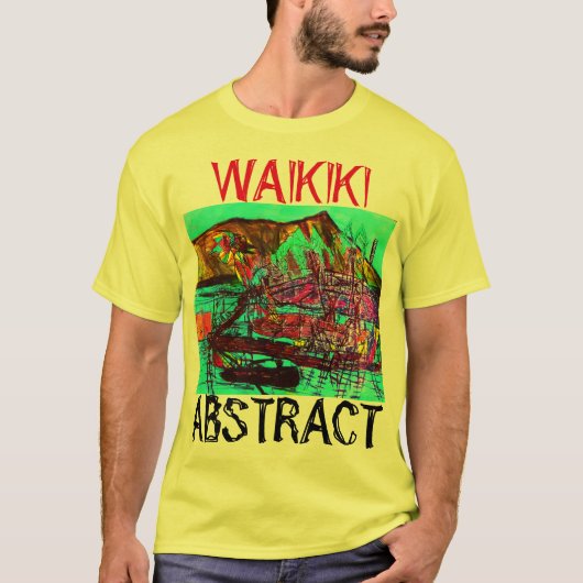 T-SHIRT WAIKIKI ABSTRAIT (Devant)