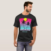 T-shirt Waikiki Hawaii Aloha Surf Sun Hawaii Beach Islan (Devant entier)