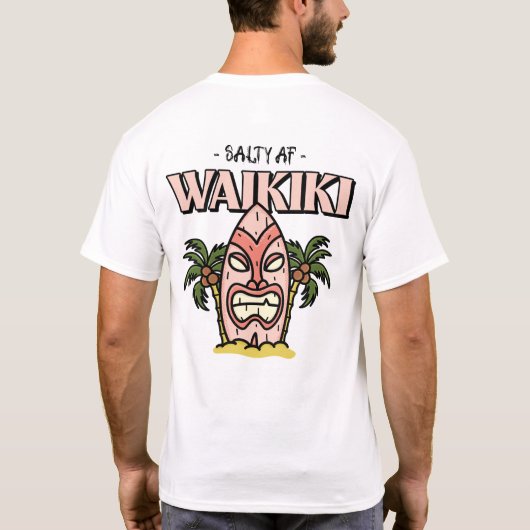 T-shirt Waikiki par Salty AF (Dos)
