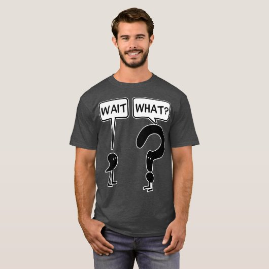 T-shirt Wait vintage (Devant entier)