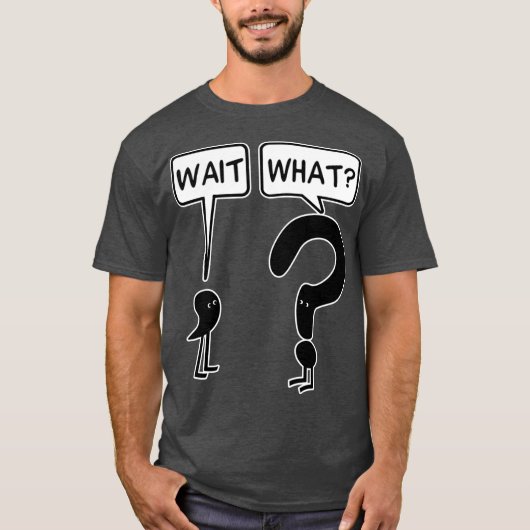 T-shirt Wait vintage (Devant)