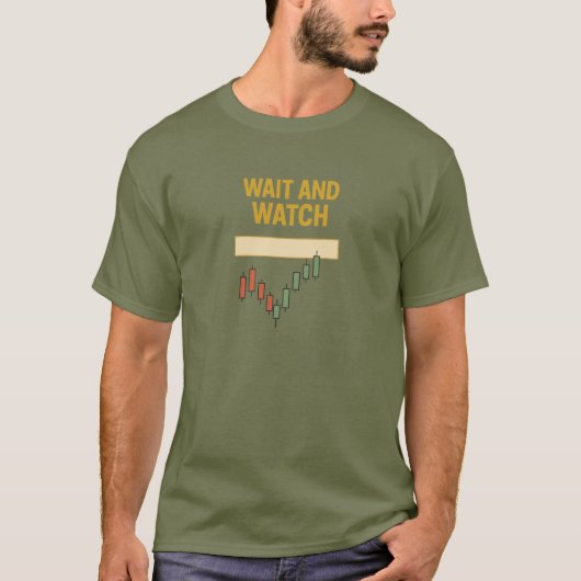 T-shirt Wait & Watch Supply Zone Trading (Devant)