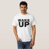 T-shirt Wake up Black (Devant entier)