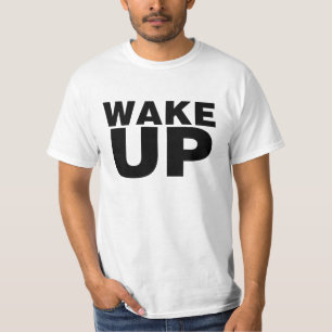T-shirt Wake up Black