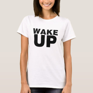 T-shirt Wake up Black