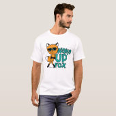 T-shirt Wake Up Fox Cool Guy (Devant entier)