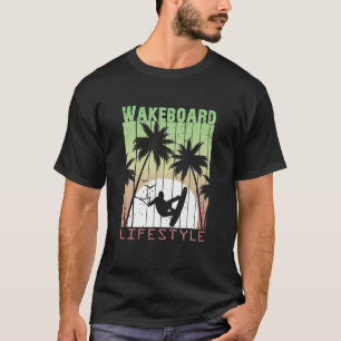 T-shirt Wakeboard Lifestyle Conception Vintage pour le tro