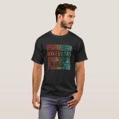 T-shirt Wakeboard Quote Wakesurfing Wakeboarder Retro Wake (Devant entier)