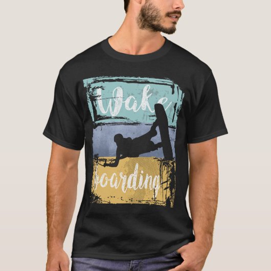 T-shirt Wakeboard Retro Wakeboard (Devant)