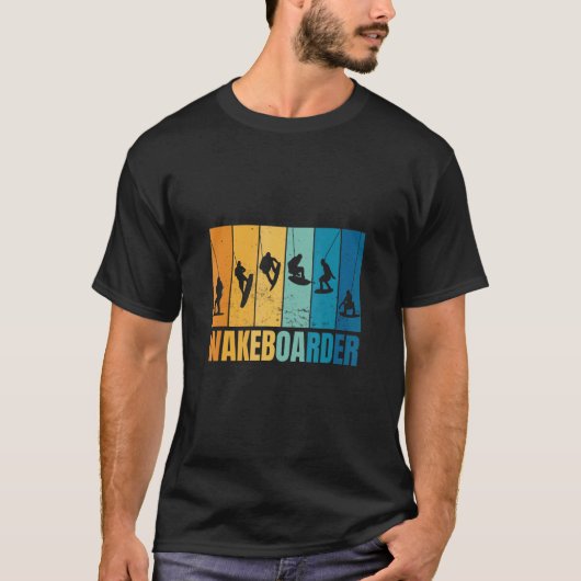 T-shirt Wakeboard Wakeboard Wakeboard Wakeboa (Devant)