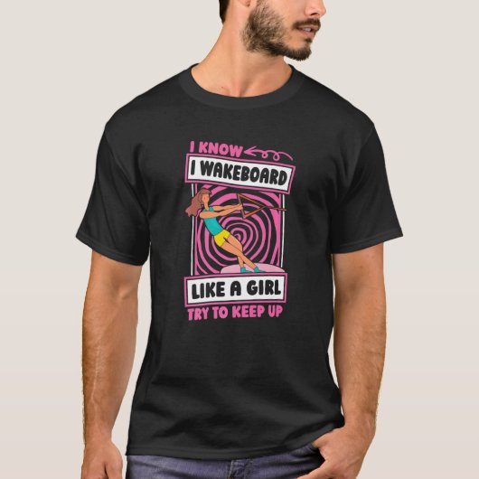 T-shirt Wakeboard  Wakeboarder Wakeboarding (Devant)