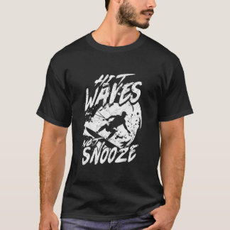 T-shirt Wakeboarding Wakeboard Wakeboarder Frappe Vagues P