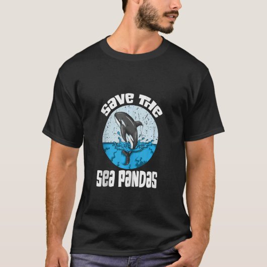 T-shirt Wal Wale Orcas Walschützer Wal Fan Save the Sea Pa (Devant)