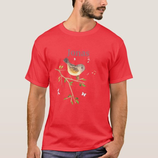 T-shirt Waldier Bird Nom Jonas ami (Devant)