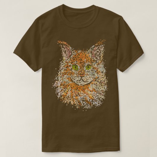 T-shirt Waldkatz Maine Chats Coon Propriétaires de chats 1 (Design devant)