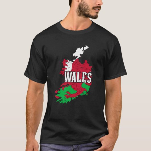 T-shirt Wales  Welsh Home Pride (Devant)