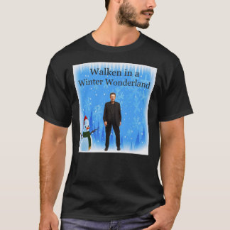 T-shirt Walken In A Winter Wonderland Funny Christmas Car