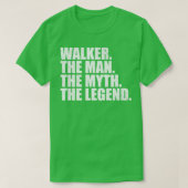 T-shirt WalkerWalker Nom Walker nom donné Walker (Design devant)