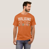T-shirt Walking Is My Superpower Walking Quote funny (Devant entier)