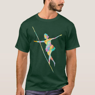 T-shirt Walking on rope slacklining tightrope circus artis