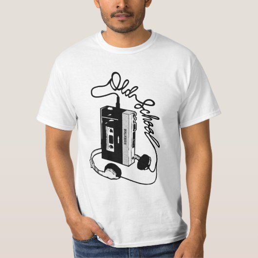 T-shirt Walkman old school (Devant)