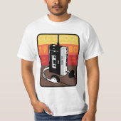 T-shirt Walkman old school retro (Devant)