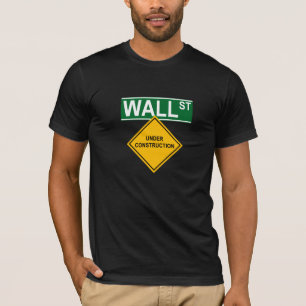 T-shirt Wall Street en construction