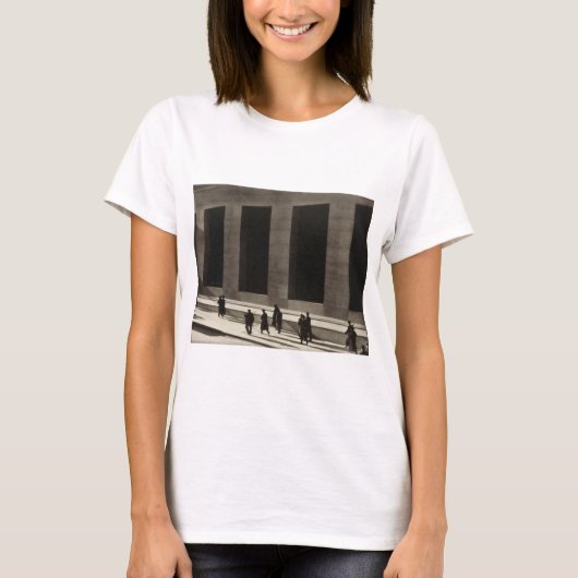 T-shirt Wall Street (par Paul Strand, 1915) (Devant)