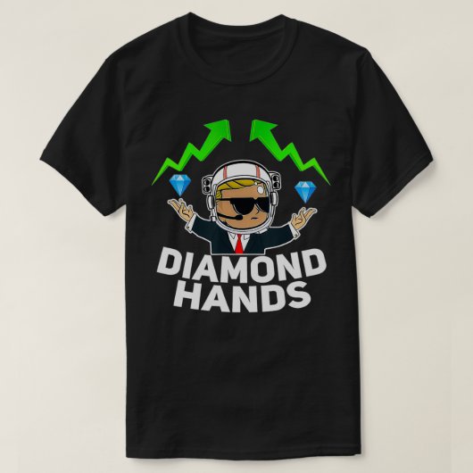 T-shirt Wall Street parie Guy Diamond Mains (Design devant)