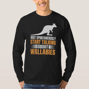 T-shirt Wallaby Kangaroo Citation Pour Wallaby Kangaroo Ex