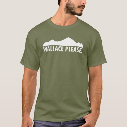 T-shirt Wallace Idaho S'Il Vous Plaît (Devant)