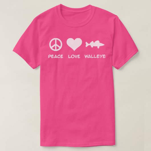 T-shirt Walleye de pêche (Design devant)
