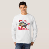 T-shirt Walleye "Merry Fishmas" (Devant entier)